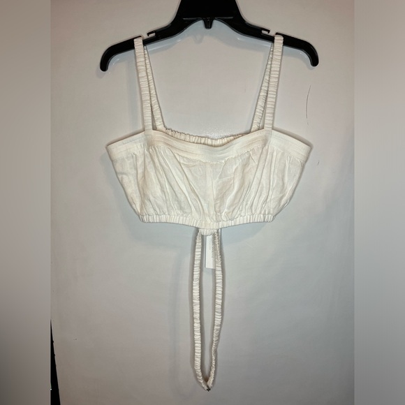 JONATHAN SIMKHAI STANDARD Hutton Crop Top - Picture 2 of 8